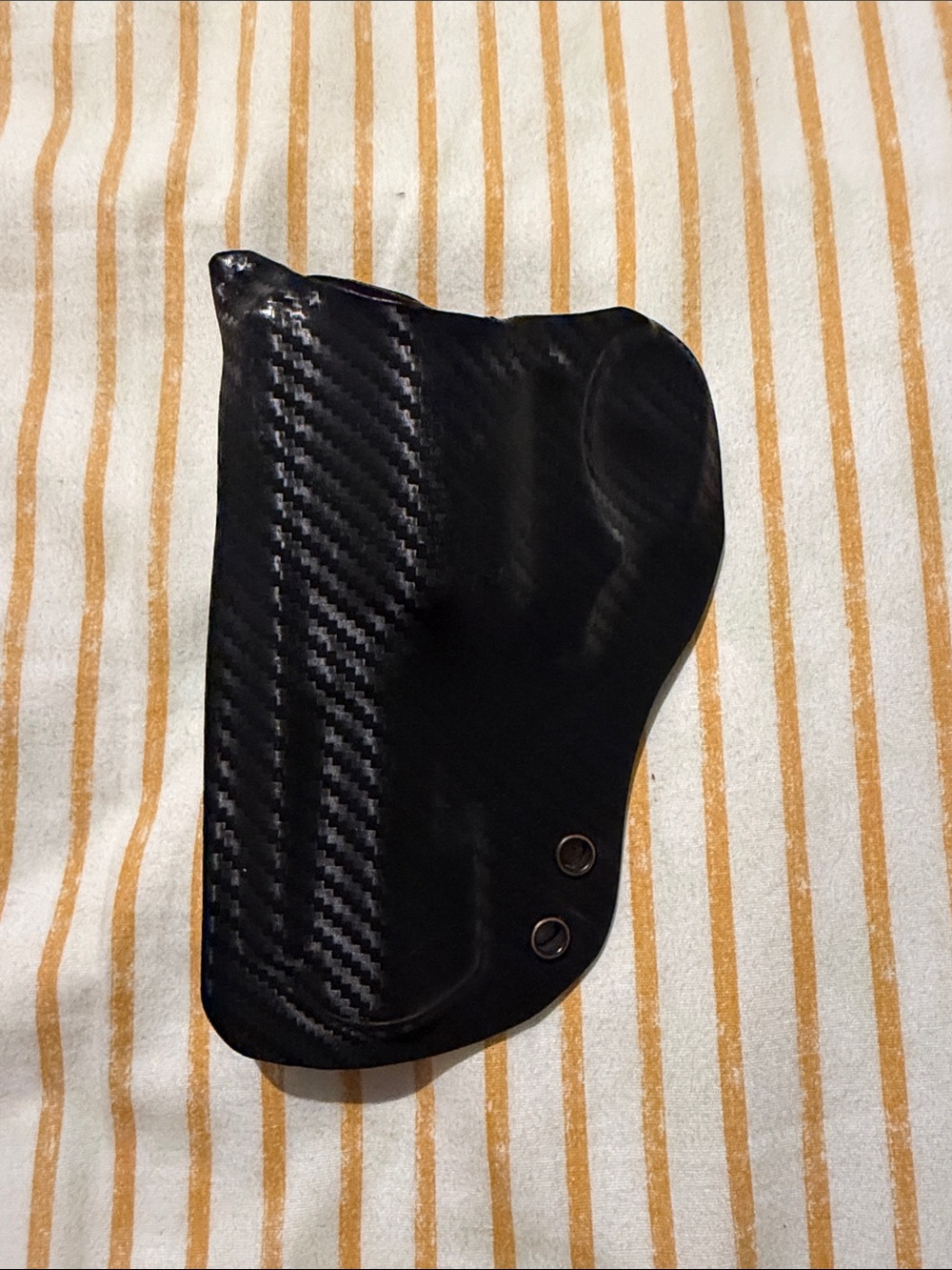 Black Carbon-Finish Concealed Carry Holster - Men Accessories